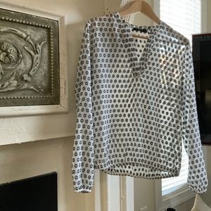 The Limited sheer long sleeve top